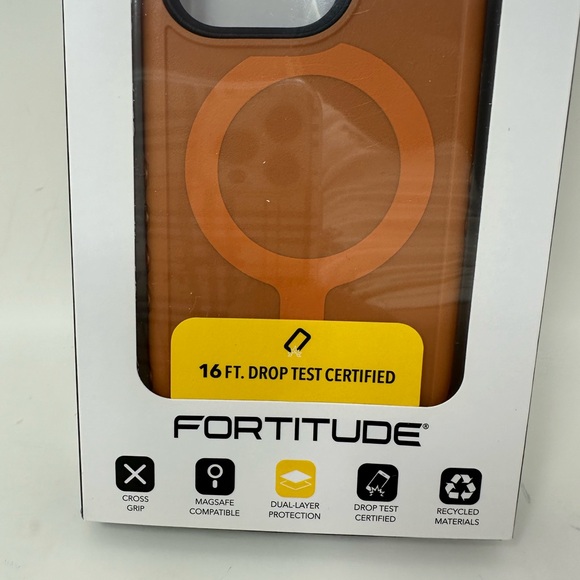 Cellhelmet Fortitude 6.1” Orange Case for an iPhone 14 Pro - Picture 4 of 4